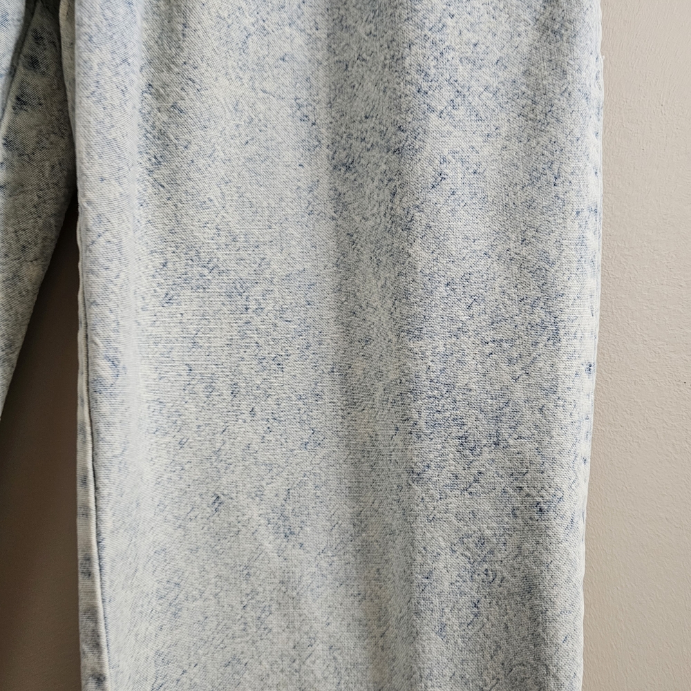 Vintage 80s P.S. Gitano Acid Wash Pleated High Rise Mom Jeans - Size 12 Short - Picture 4 of 12